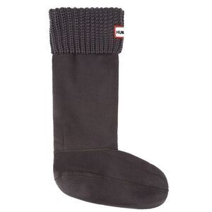 Hunter women’s Charcoal knit fleece boot Socks